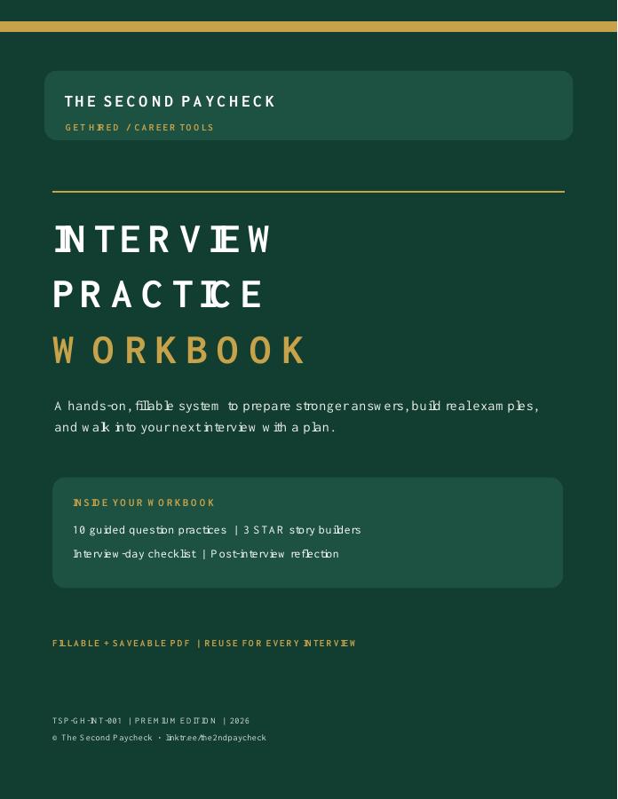 Interview Practice Workbook cover